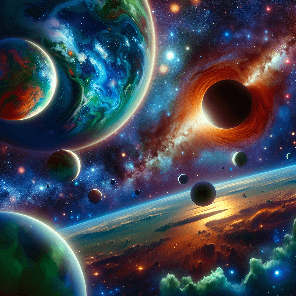 Imagen de cosmos visto desde la Tierra